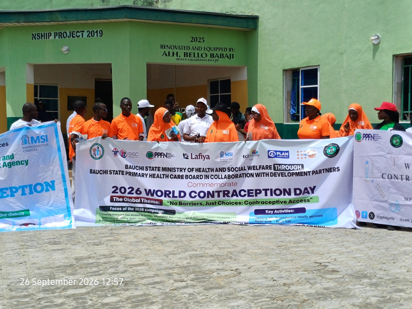 Bauchi PHC Board, SFH-DISC 2.0, Take Family Planning Awareness to Streets 