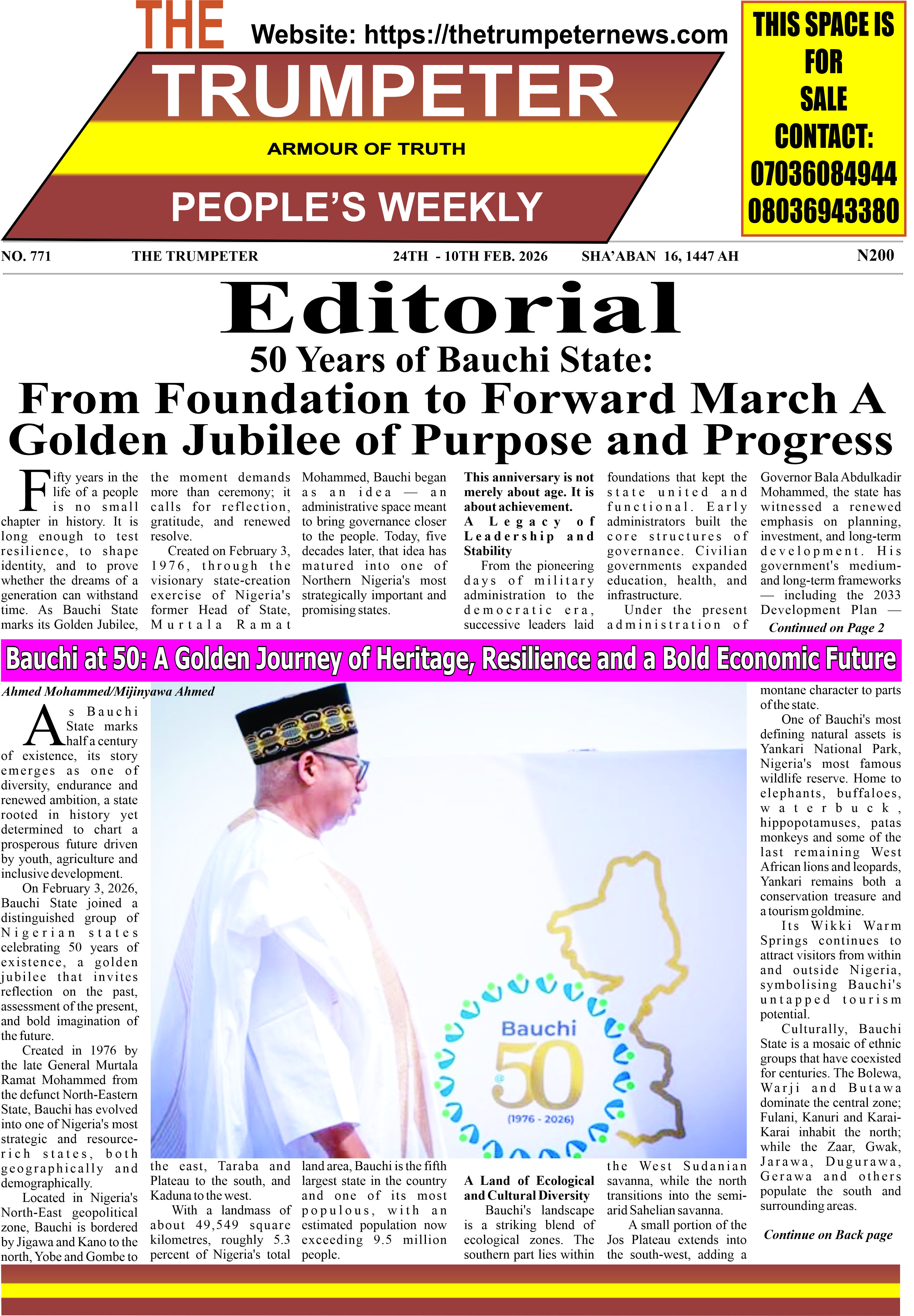 The Trumpeter Weekly E-Paper 4th February, 2026